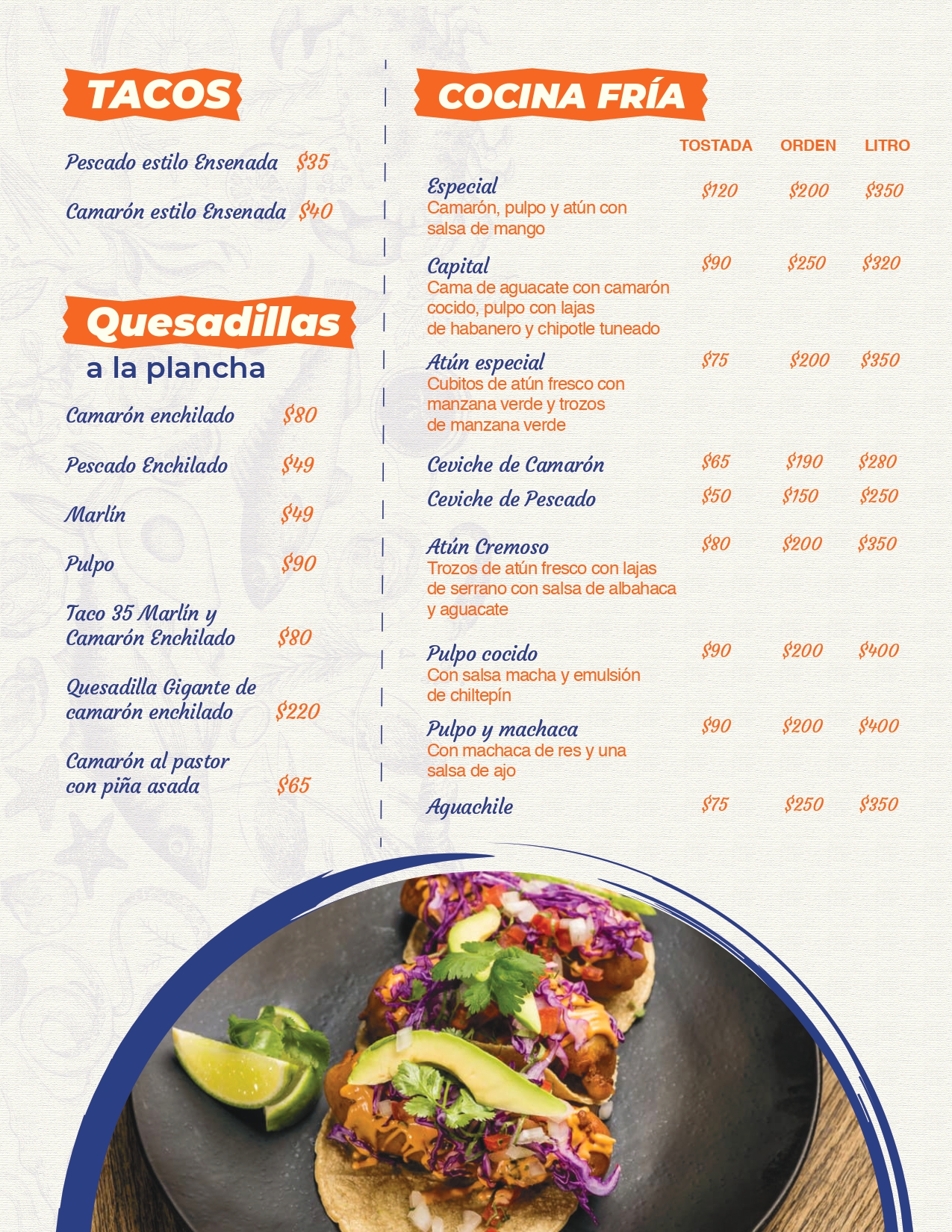 Menu Terraza35